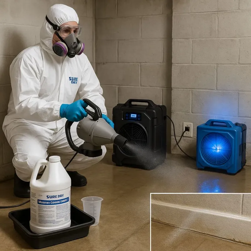 Sanitization and Odor Removal process in Monteagle, TN