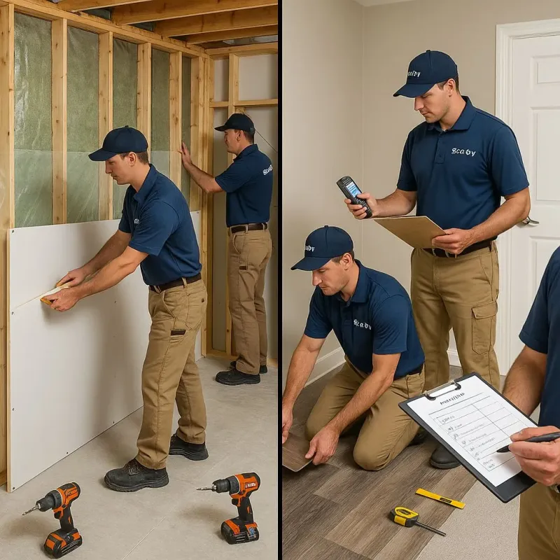 Repairs and Reconstruction process in Monteagle, TN